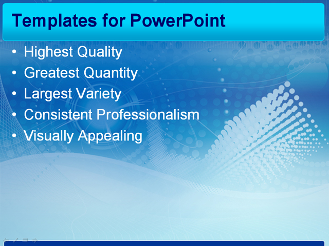 PPT Template - technology, symbols, illustration - Text Slide