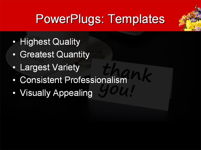 PPT Template - ?greeting, business, sales - Text Slide