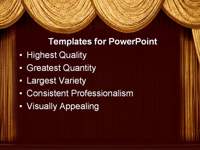 Gold Theater Curtains Powerpoint Template Background Of Theater Drama Art Theatercurtains Microsoft Powerpoint Templates Theatre