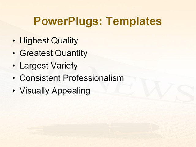 PPT Template - �industry, education, finance - Text Slide