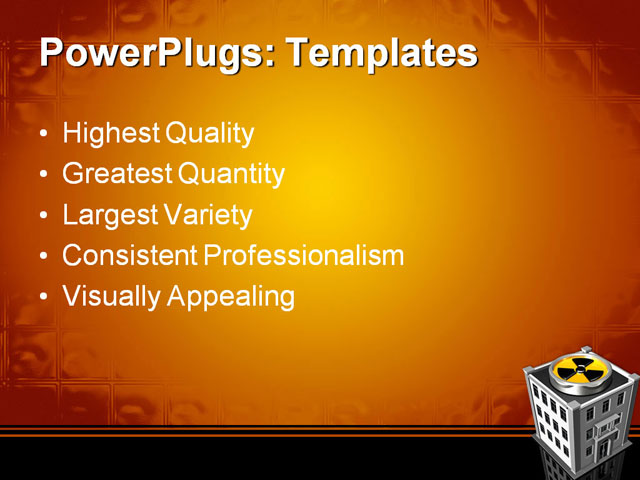 PPT Template - toxic work environment, building, business - Text Slide