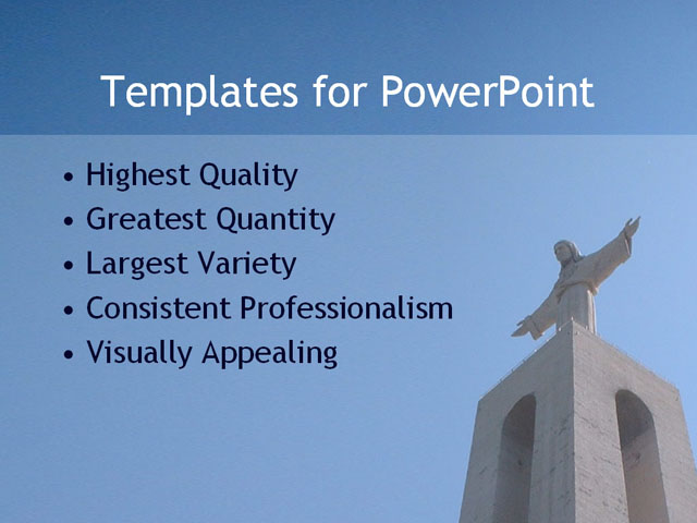 PPT Template - christian, religious, religion - Text Slide