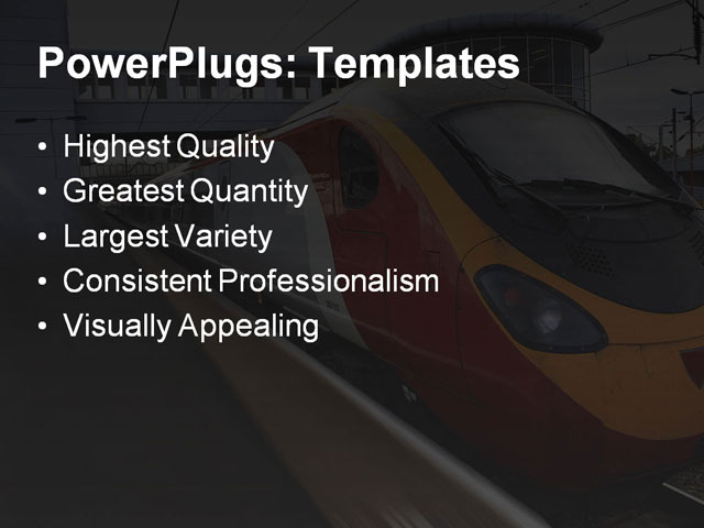 PPT Template - business, commute, engine - Text Slide