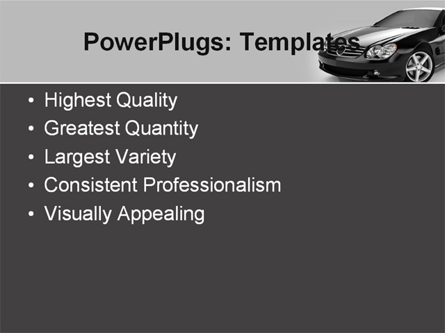 PPT Template - vehicle, transportation, travel - Text Slide
