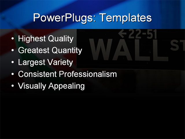 PPT Template - business, finance, stock - Text Slide