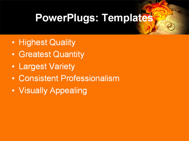 PPT Template - services, business, marketing - Text Slide