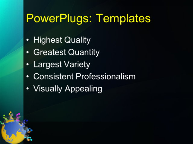 PPT Template - communication, business, people - Text Slide