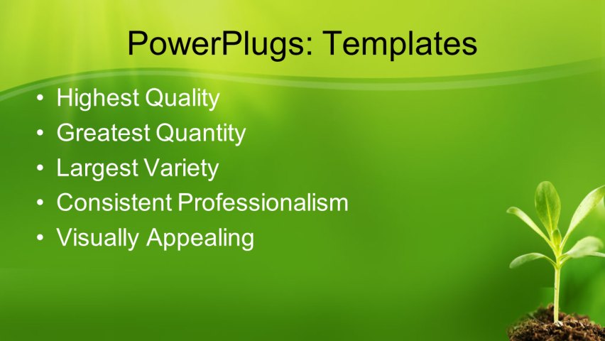 PPT Template - agriculture, garden, finance - Text Slide